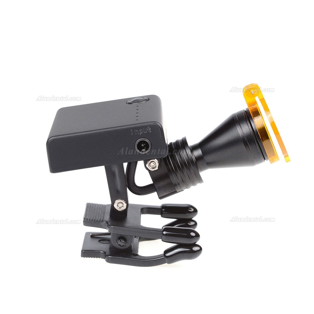 Dental 5W LED Wireless Clip-on Headlight with Optical Filter